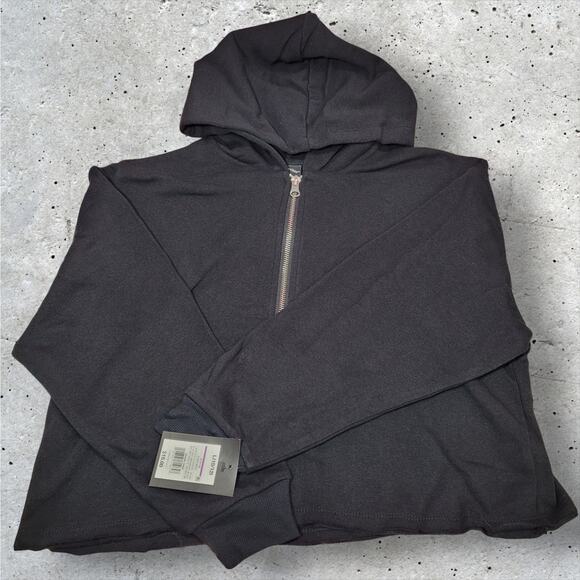 Art Class Big Girls Black Hoodie Zip Up Large 10-12 Lightweight NWT - Picture 1 of 4